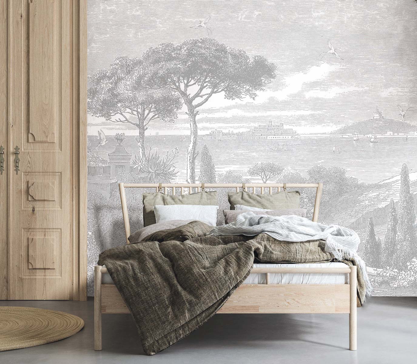 Veer Decor By the Sea Pack 1, 2 & 3 in Gray Wall Mural Coastal Mural Gray  Mural - 8184-BDL-AE1