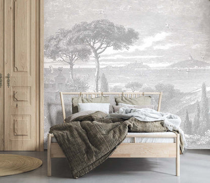 Veer Decor By the Sea Pack 1, 2 & 3 in Gray Wall Mural Coastal Mural Gray  Mural - 8184-BDL-AE1