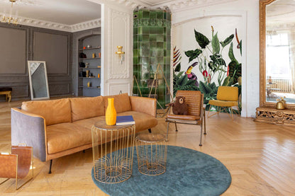 Veer Decor Born?????o Pack 1, 2 & 3 in Green Wall Mural Tropical Mural Green  Mural - 8184-BDL-AG