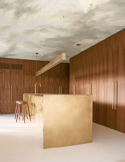 Veer Decor Cotton Sky Pack 1 & 2 in Beige Wall Mural Nature Mural Beige  Mural - 8184-BDL-AN