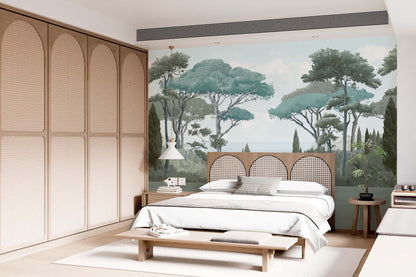 Veer Decor French Riviera Pack 1, 2 & 3 in Gray Wall Mural Landscape Mural Gray  Mural - 8184-BDL-AQ1