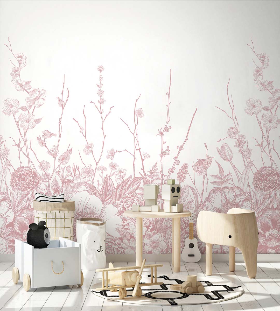 Veer Decor Soaring Pack 1 & 2 in White Wall Mural Animals Mural White  Mural - 8184-BDL-AY2