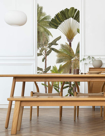 Veer Decor Manaus Pack 1 & 2 in Green Wall Mural Tropical Mural Green  Mural - 8184-BDL-BY