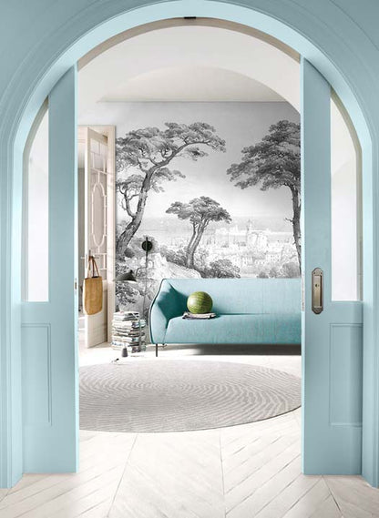Veer Decor Saint-Tropez Pack 1 & 2 in Gray Wall Mural Landscape Mural Gray  Mural - 8184-BDL-CV