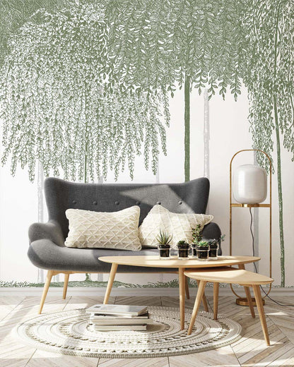 Veer Decor Tuscany Line Pack 1 in Black Wall Mural Coastal Mural Black  Mural - 8184-DD1-A