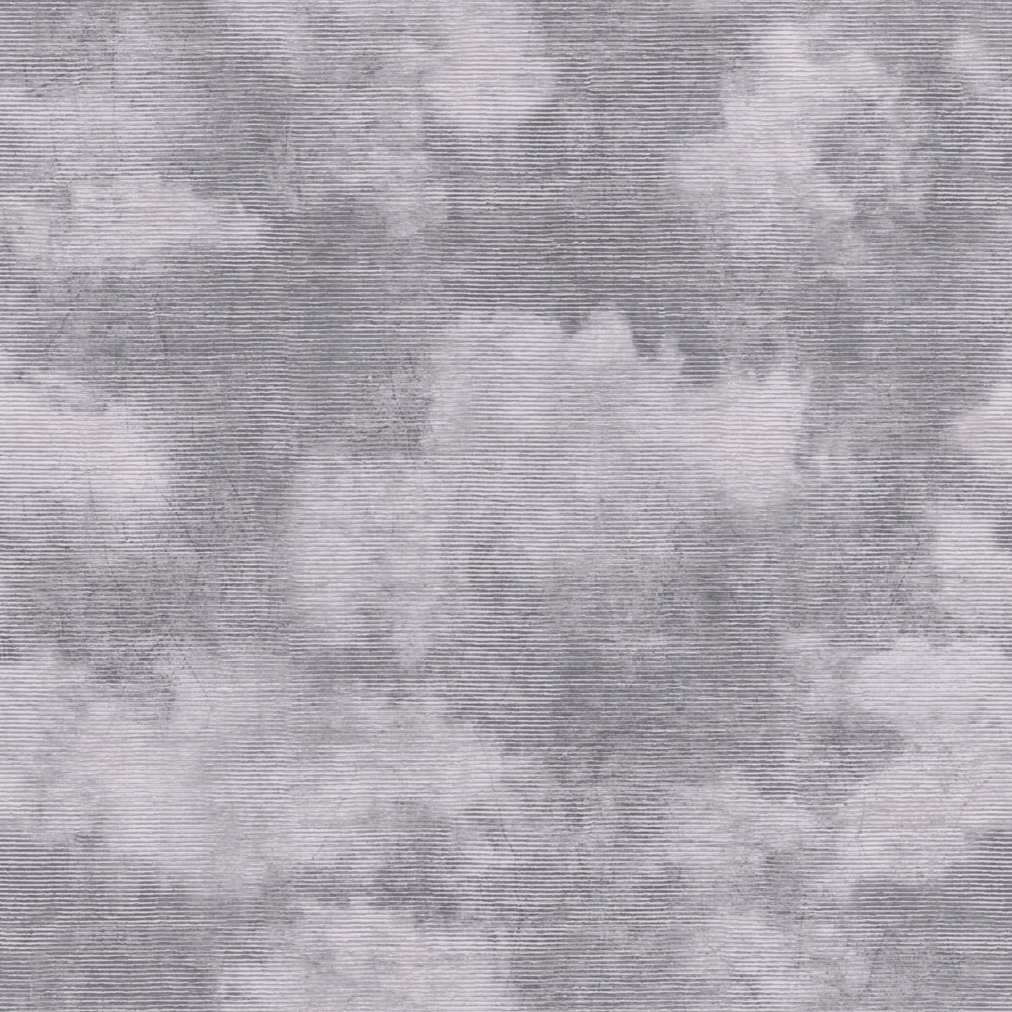 Grey cloud-pattern fabric with soft, diffuse clouds and subtle horizontal ribbing.
