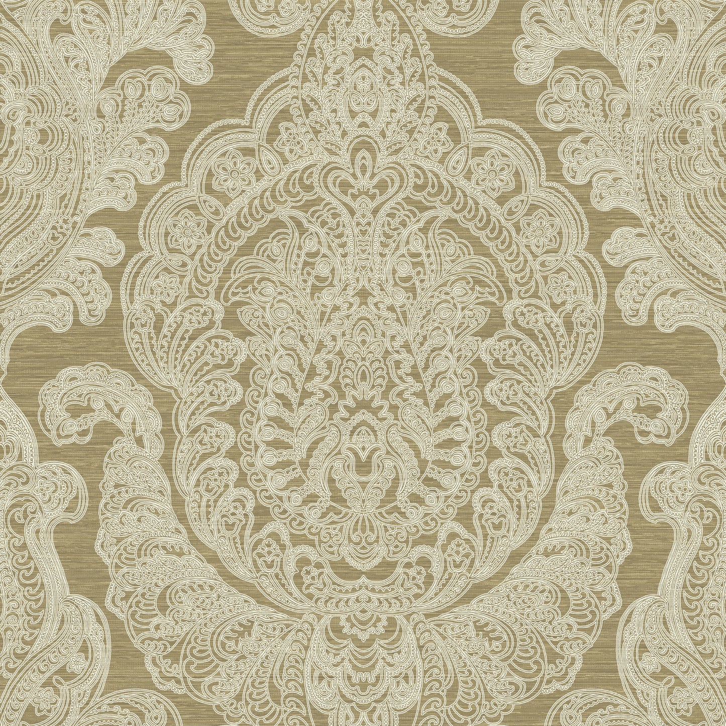 JF Fabrics -Wallpaper 8192 19 Wallpaper Gold, Bronze  Non-Woven - 8931819 W9081