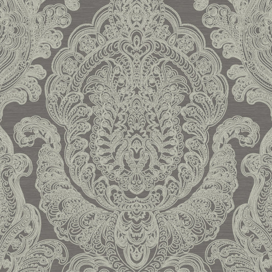 JF Fabrics -Wallpaper 8192 36 Wallpaper Grey, Brown  Non-Woven - 8931836 W9081