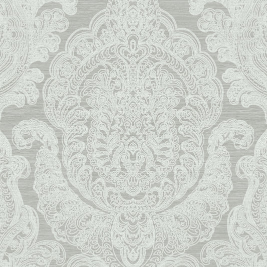 JF Fabrics -Wallpaper 8192 92 Wallpaper Grey, Cream  Non-Woven - 8931892 W9081