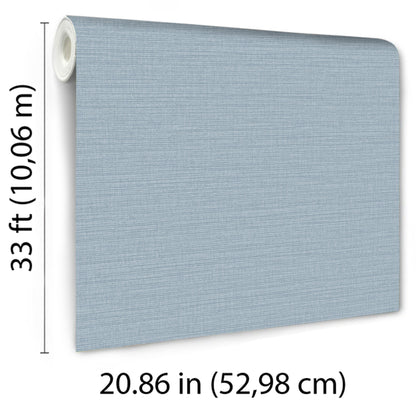 Veer Decor Horizontal Stria Texture Blue Wallpaper Abstract Transitional Blue  Wallpaper - 8195-AA6