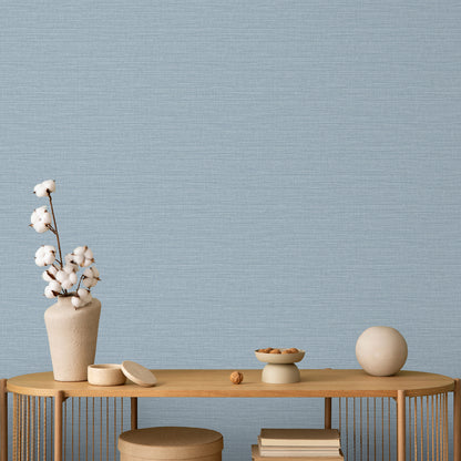 Veer Decor Horizontal Stria Texture Blue Wallpaper Abstract Transitional Blue  Wallpaper - 8195-AA6