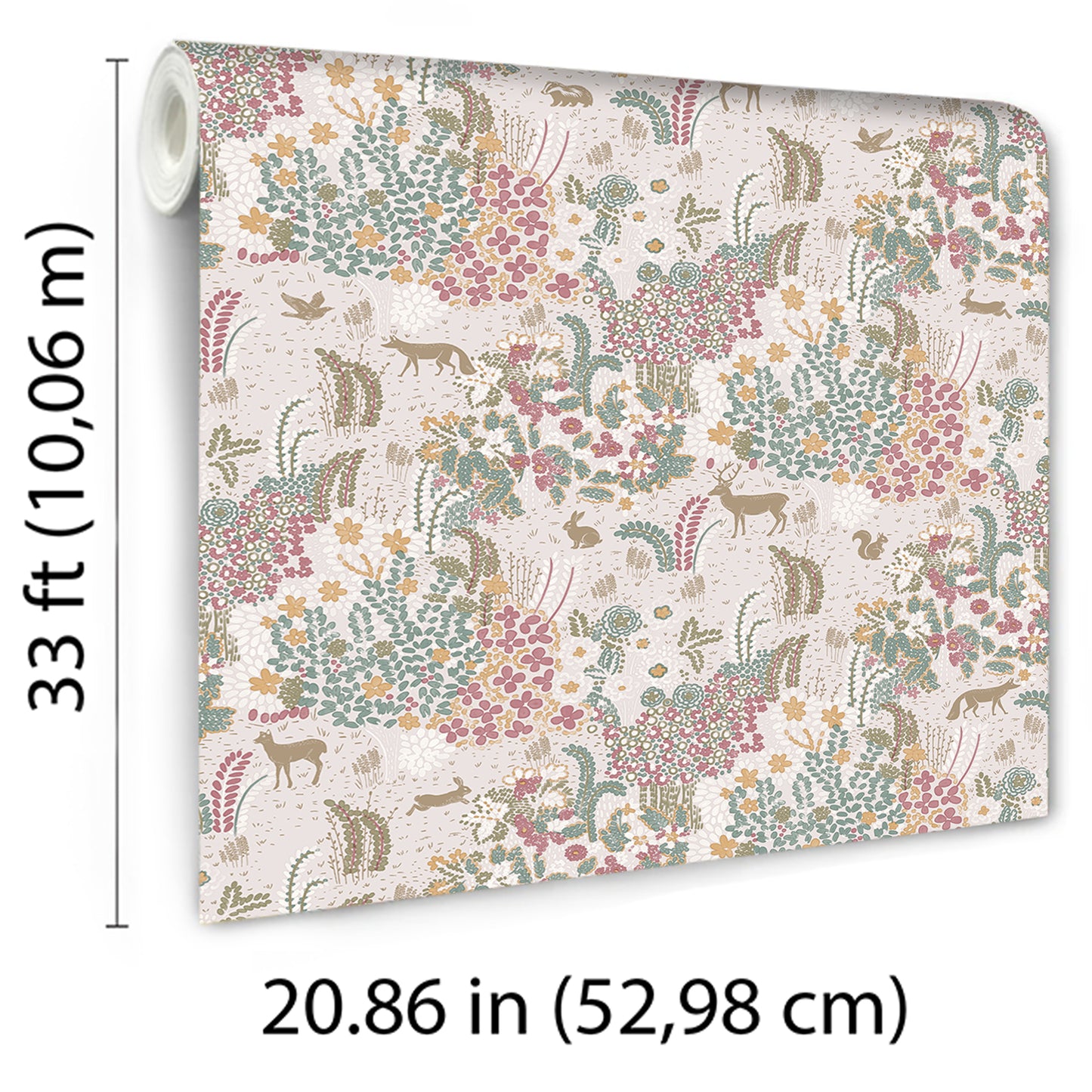 Veer Decor Babylon Pink Wallpaper Floral Transitional Pink  Wallpaper - 8195-AC2