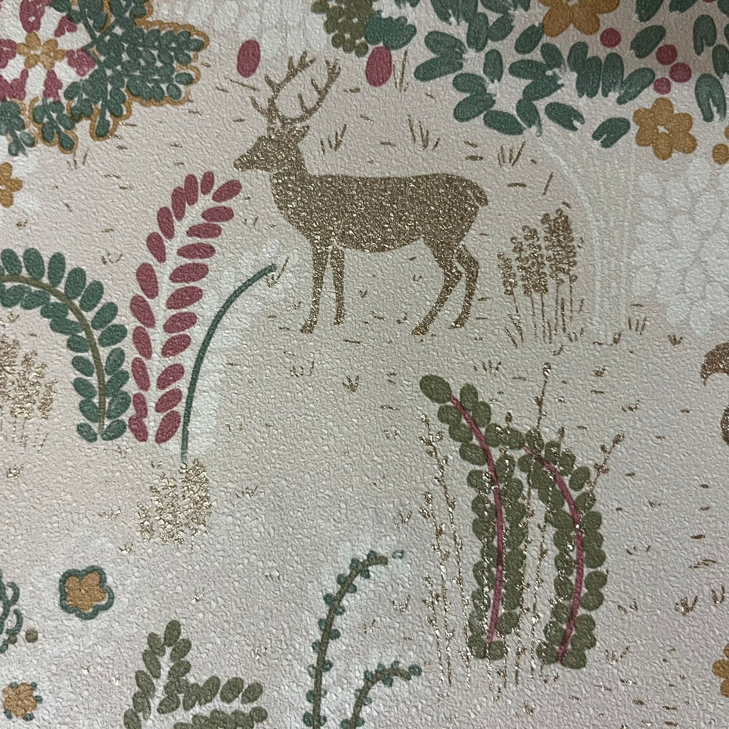 Veer Decor Babylon Pink Wallpaper Floral Transitional Pink  Wallpaper - 8195-AC2