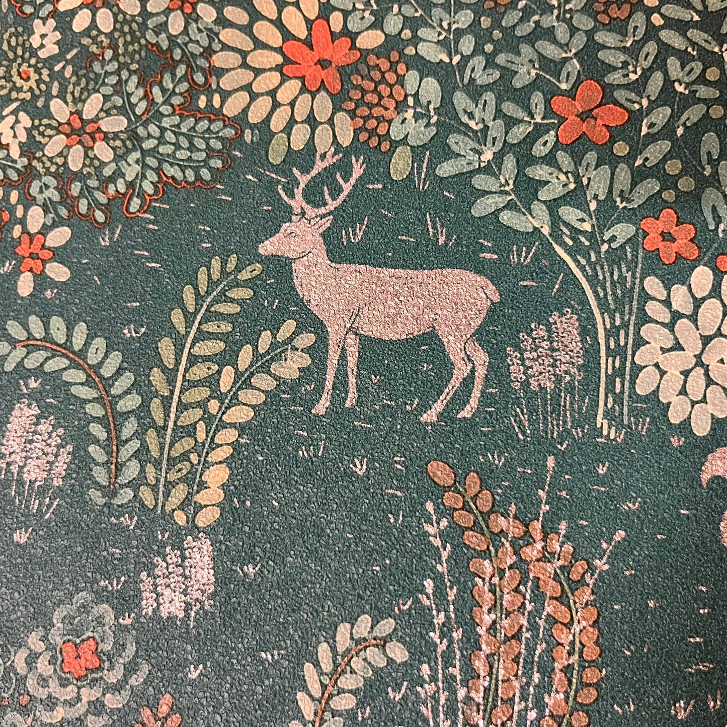 Veer Decor Babylon Green Wallpaper Floral Transitional Green  Wallpaper - 8195-AC3