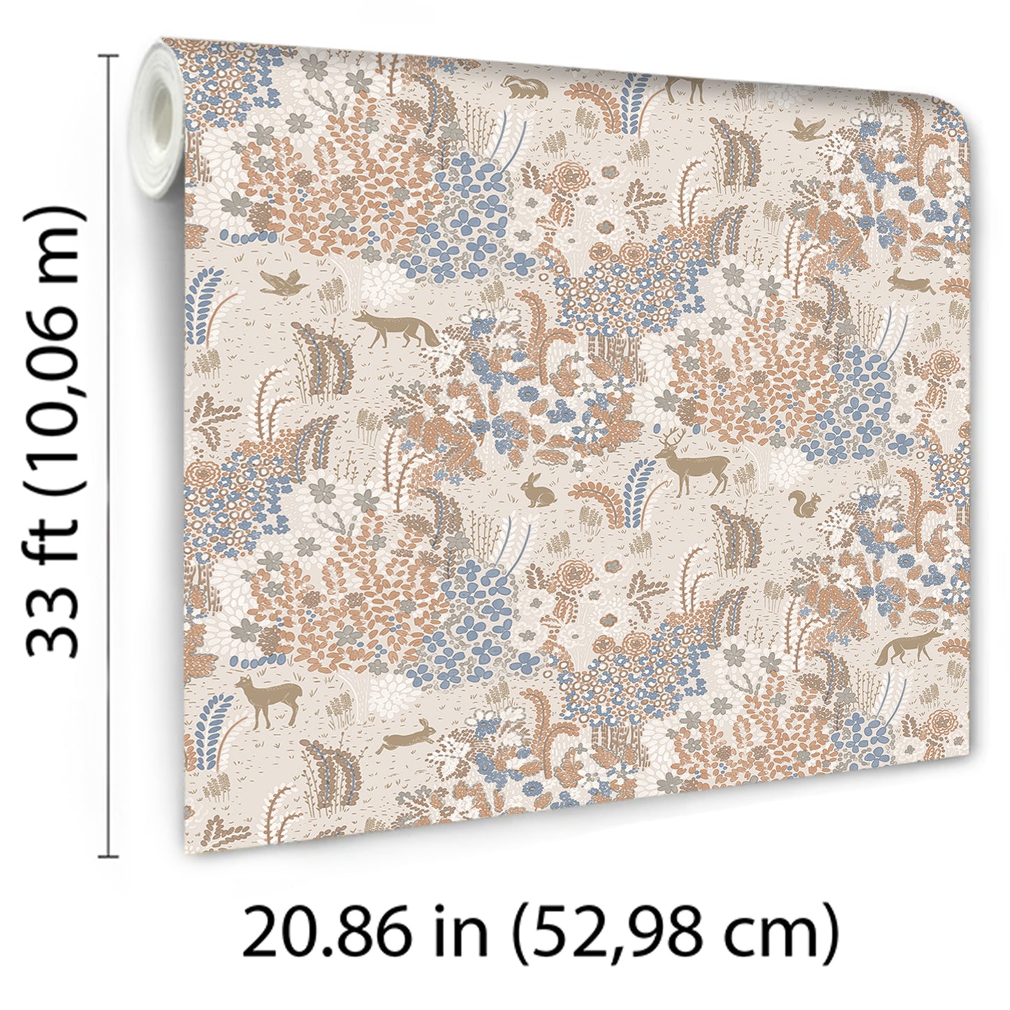 Veer Decor Babylon Beige Wallpaper Floral Transitional Beige  Wallpaper - 8195-AC4