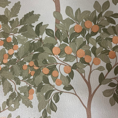 Veer Decor Arbor Serenade Blue Wallpaper Nature Traditional, Transitional Blue  Wallpaper - 8195-AF1