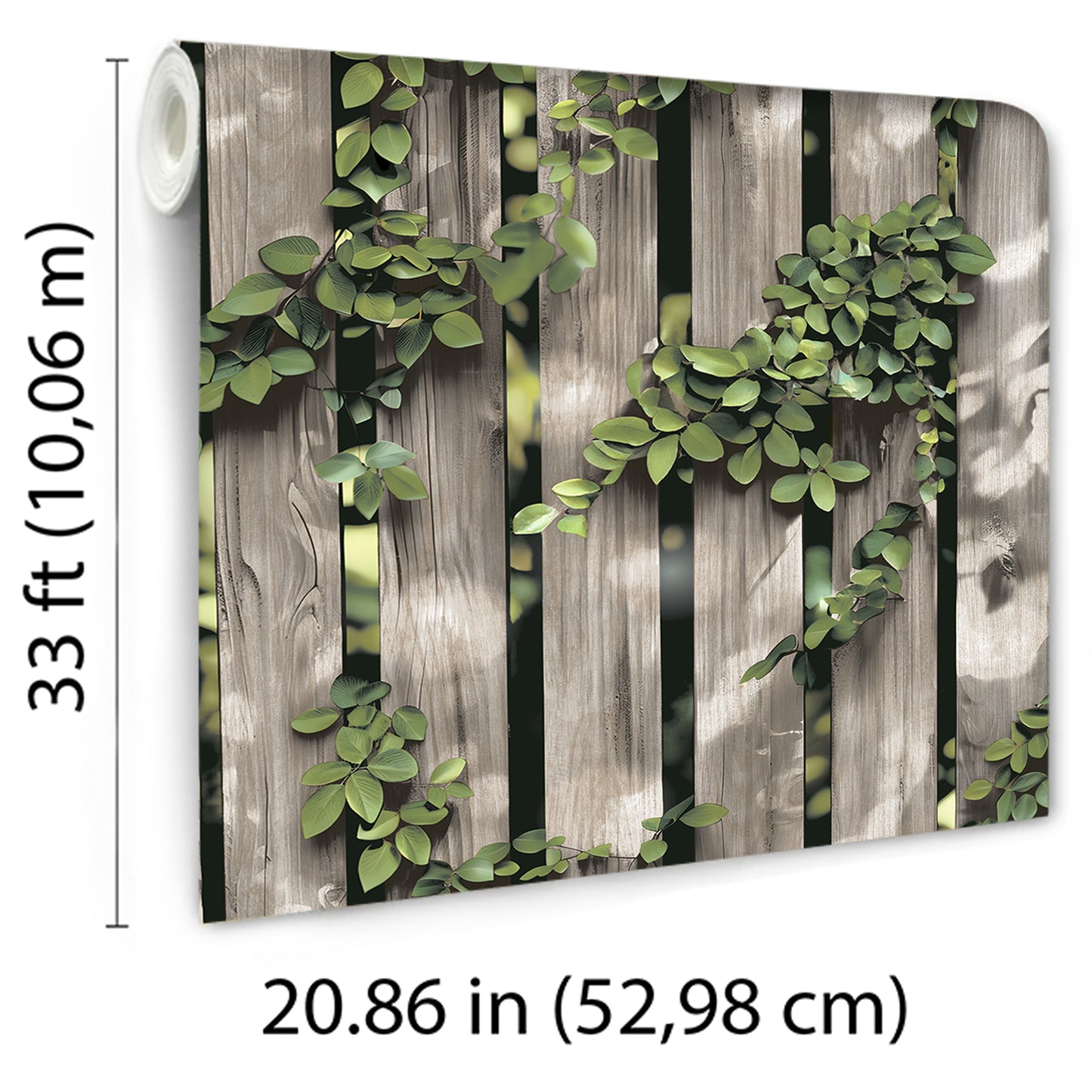 Veer Decor Palisade Brown Wallpaper Nature Novelty Brown  Wallpaper - 8196-AD2