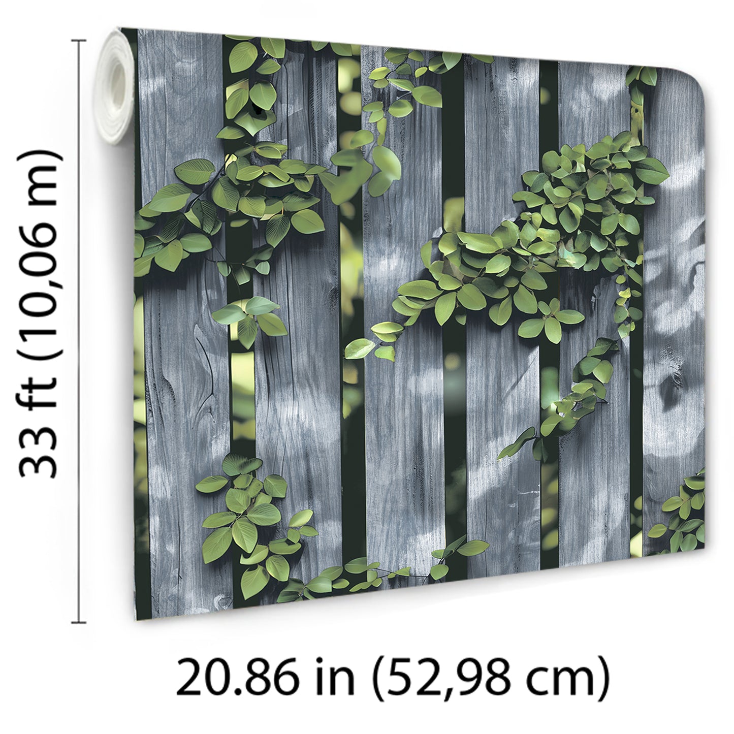 Veer Decor Palisade Grey Wallpaper Nature Novelty Gray  Wallpaper - 8196-AD3