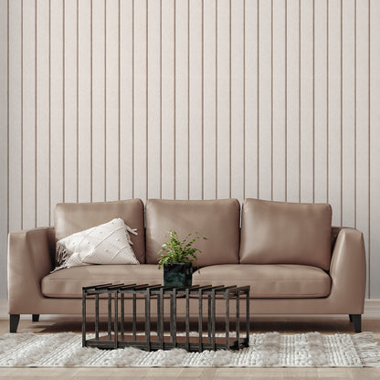 Veer Decor Luxe Concrete Slat Beige Wallpaper Architecture Contemporary, Modern Beige  Wallpaper - 8196-AL1