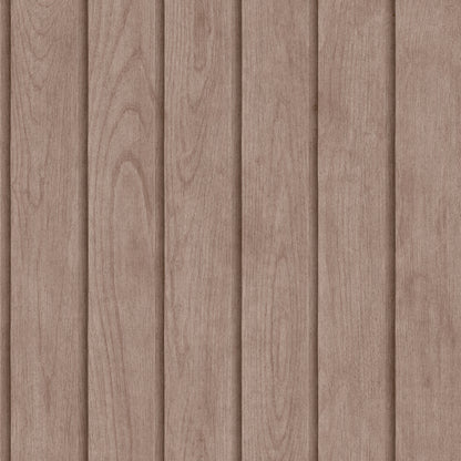 Veer Decor Luxe Wood Slats Brown Wallpaper Architecture Contemporary, Modern Brown  Wallpaper - 8196-AM2