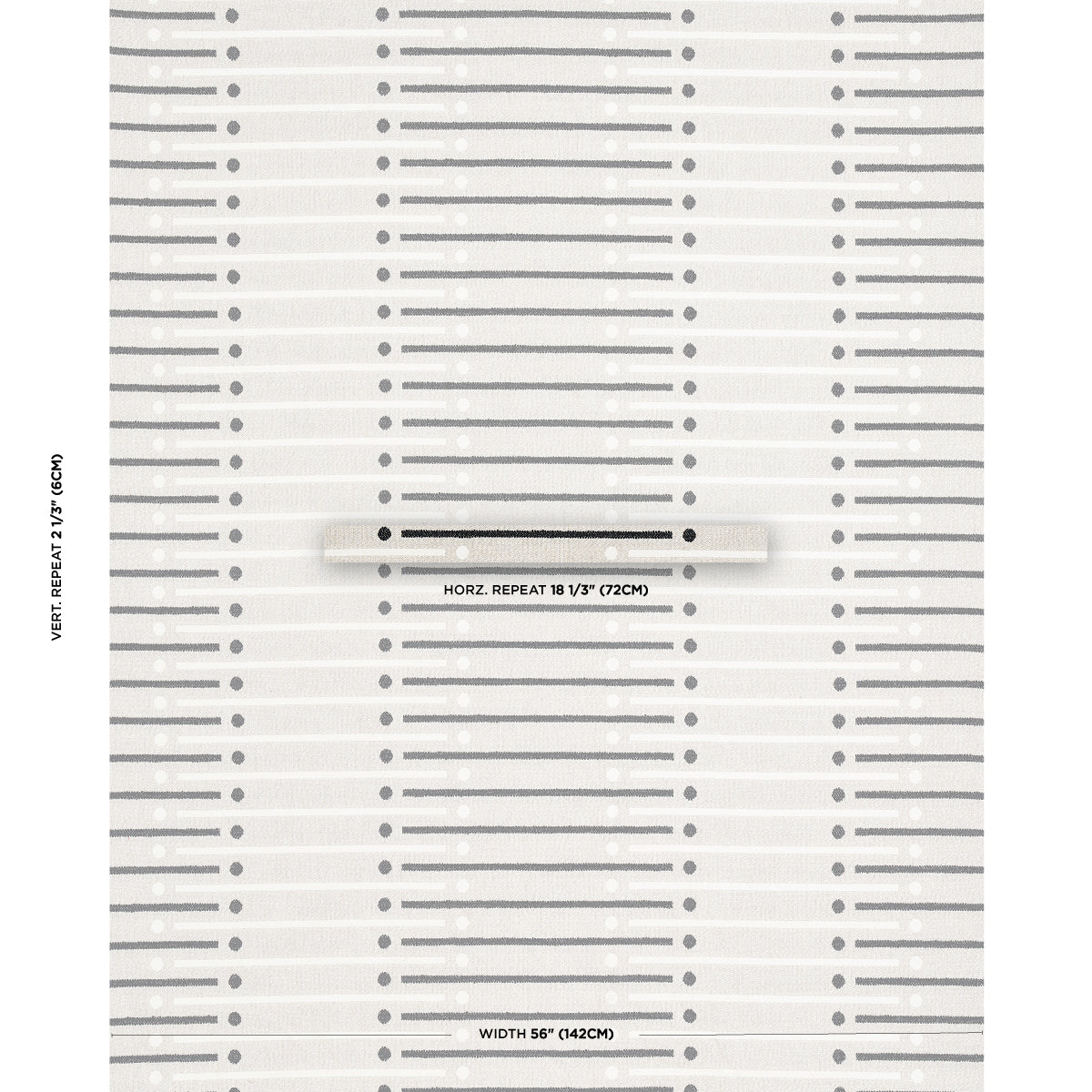 SCHUMACHER  UNCOMMON THREADS SERAPO RUSTIC WEAVE PATTERN WOVENS PATTERN WOVENS CARBON , IVORY   - 82000