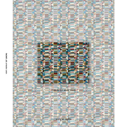 SCHUMACHER  UNCOMMON THREADS BIZANTINO QUILTED WEAVE PATTERN WOVENS,MATELASSE PEACOCK   - 82020