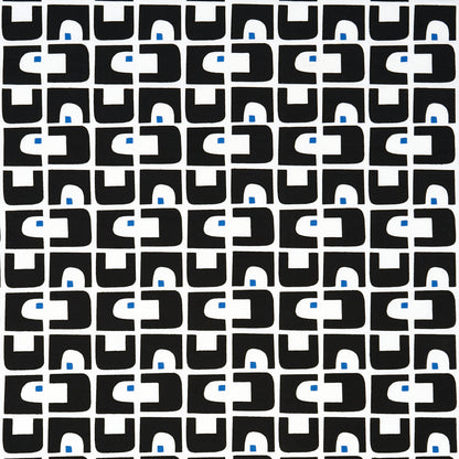 Carbon embroidery with appliqué details, fabric swatch 82032