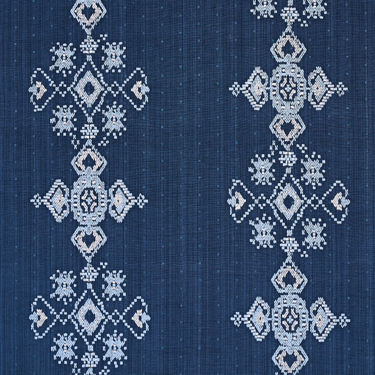 SCHUMACHER  BOHEMIA NADIRA EMBROIDERY EMBROIDERIES EMBROIDERIES INDIGO   - 82070