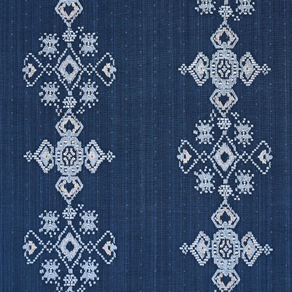 SCHUMACHER  BOHEMIA NADIRA EMBROIDERY EMBROIDERIES EMBROIDERIES INDIGO   - 82070