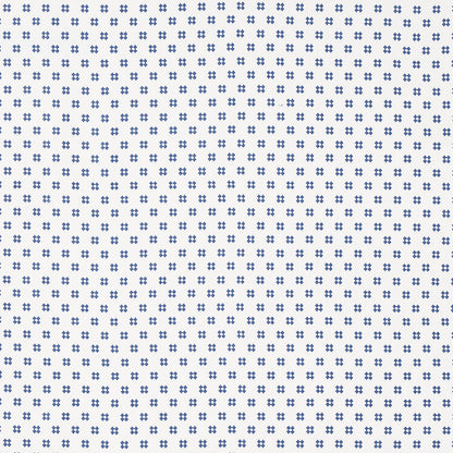 SCHUMACHER  BOHEMIA THANDIE EMBROIDERY EMBROIDERIES EMBROIDERIES BLUE ON IVORY   - 82121