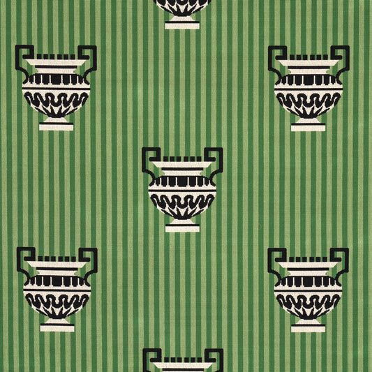 SCHUMACHER  CUT & PATTERNED VELVETS CLERMONT ??PINGL?? WOVEN WOVEN GREEN   - 82140