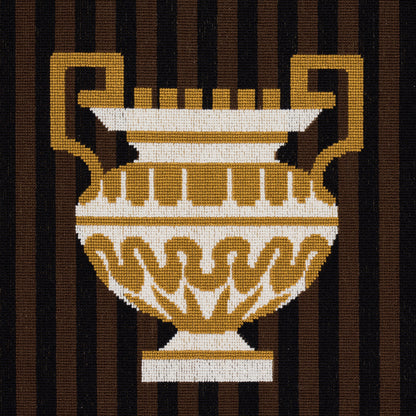 SCHUMACHER  CUT & PATTERNED VELVETS CLERMONT ??PINGL?? WOVEN WOVEN JAVA   - 82141