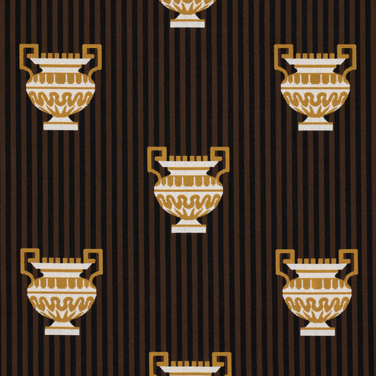 SCHUMACHER  CUT & PATTERNED VELVETS CLERMONT ??PINGL?? WOVEN WOVEN JAVA   - 82141