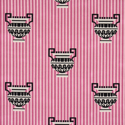 Pink woven velvet fabric.
