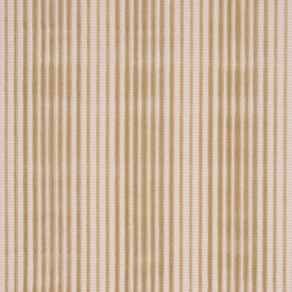 SCHUMACHER FABRIC  CUT & PATTERNED VELVETS CHIMAY STRIPE VELVET   CHAMPAGNE   - 82153