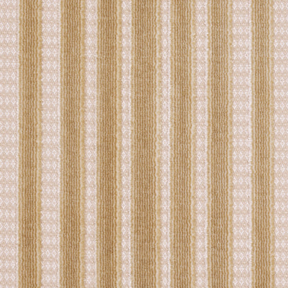 SCHUMACHER FABRIC  CUT & PATTERNED VELVETS CHIMAY STRIPE VELVET   CHAMPAGNE   - 82153