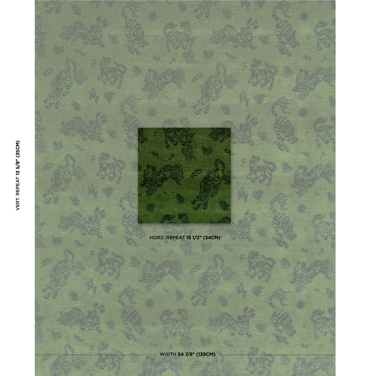 SCHUMACHER FABRIC  CUT & PATTERNED VELVETS KINABALU VELVET   EMERALD   - 82171