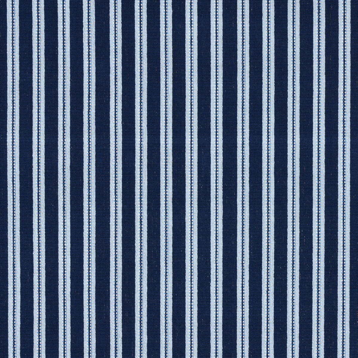 SCHUMACHER FABRIC  CUT & PATTERNED VELVETS BENSON STRIPE EPINGLE   NAVY   - 82180