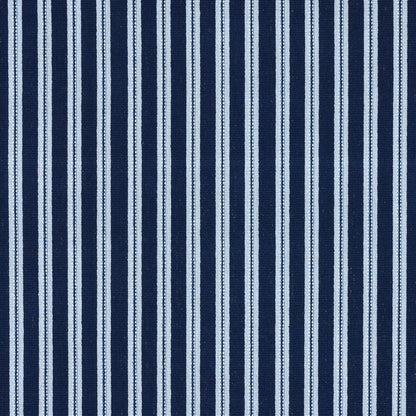 SCHUMACHER FABRIC  CUT & PATTERNED VELVETS BENSON STRIPE EPINGLE   NAVY   - 82180