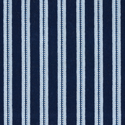 SCHUMACHER FABRIC  CUT & PATTERNED VELVETS BENSON STRIPE EPINGLE   NAVY   - 82180