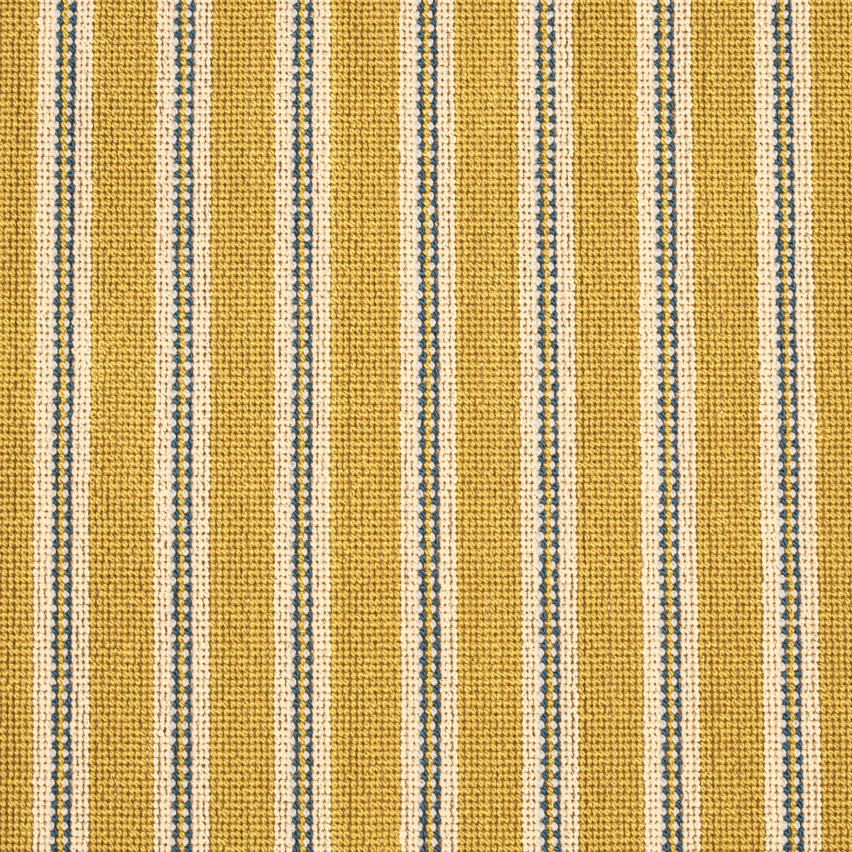 SCHUMACHER  CUT & PATTERNED VELVETS BENSON STRIPE �PINGL�   Saffron   - 82182