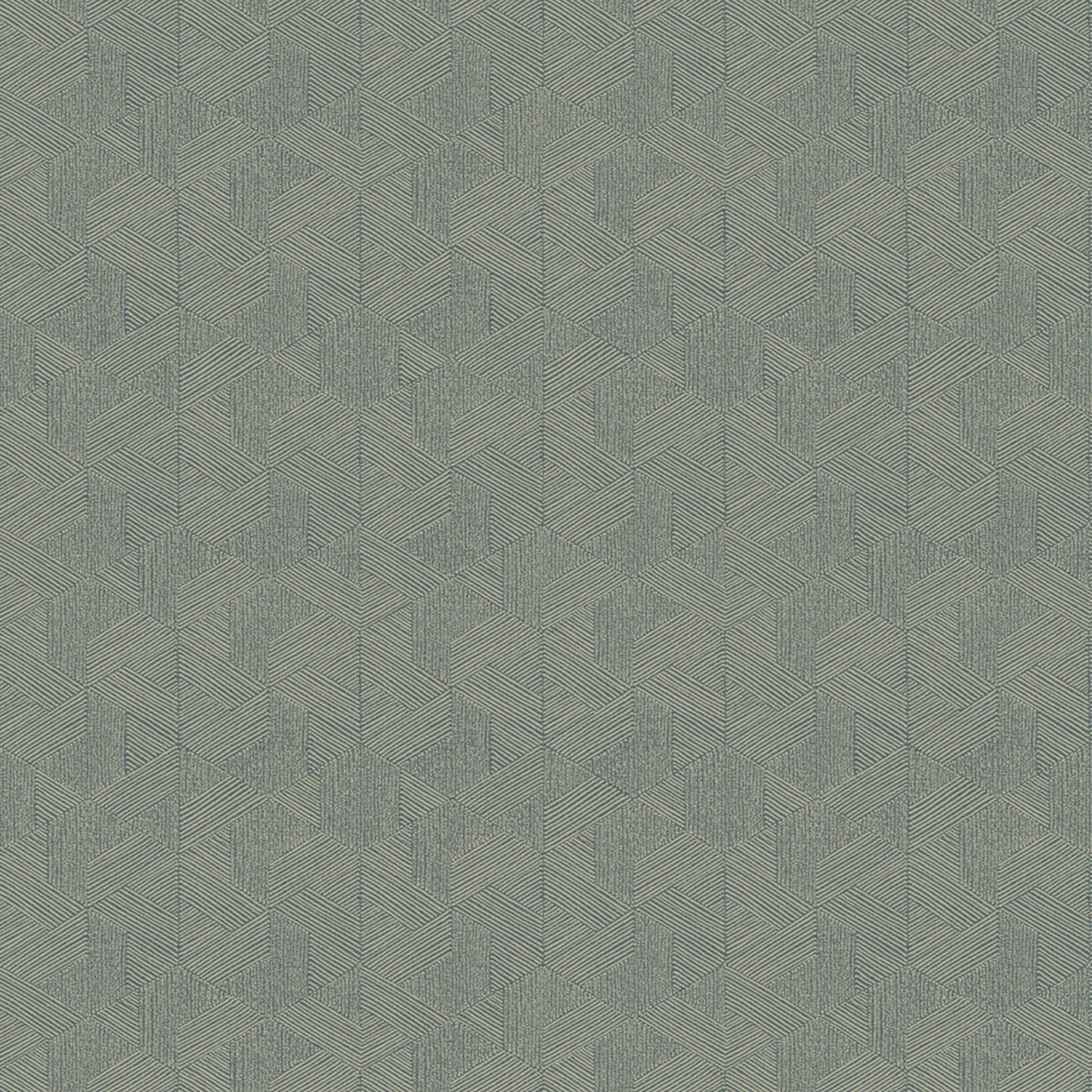 JF Fabrics -Wallpaper 8218 67 Wallpaper Teal, Gold, Blue  Non-Woven - 9040767 W9331