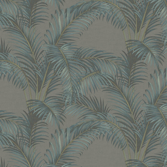 JF Fabrics -Wallpaper 8219 67 Wallpaper Green, Teal, Blue, Grey  Non-Woven - 9040867 W9331