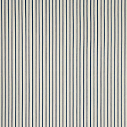 SCHUMACHER  NEW TRADITIONAL: PROVEN??AL MARQUET TICKING STRIPE PATTERN WOVENS PATTERN WOVENS NAVY   - 82200