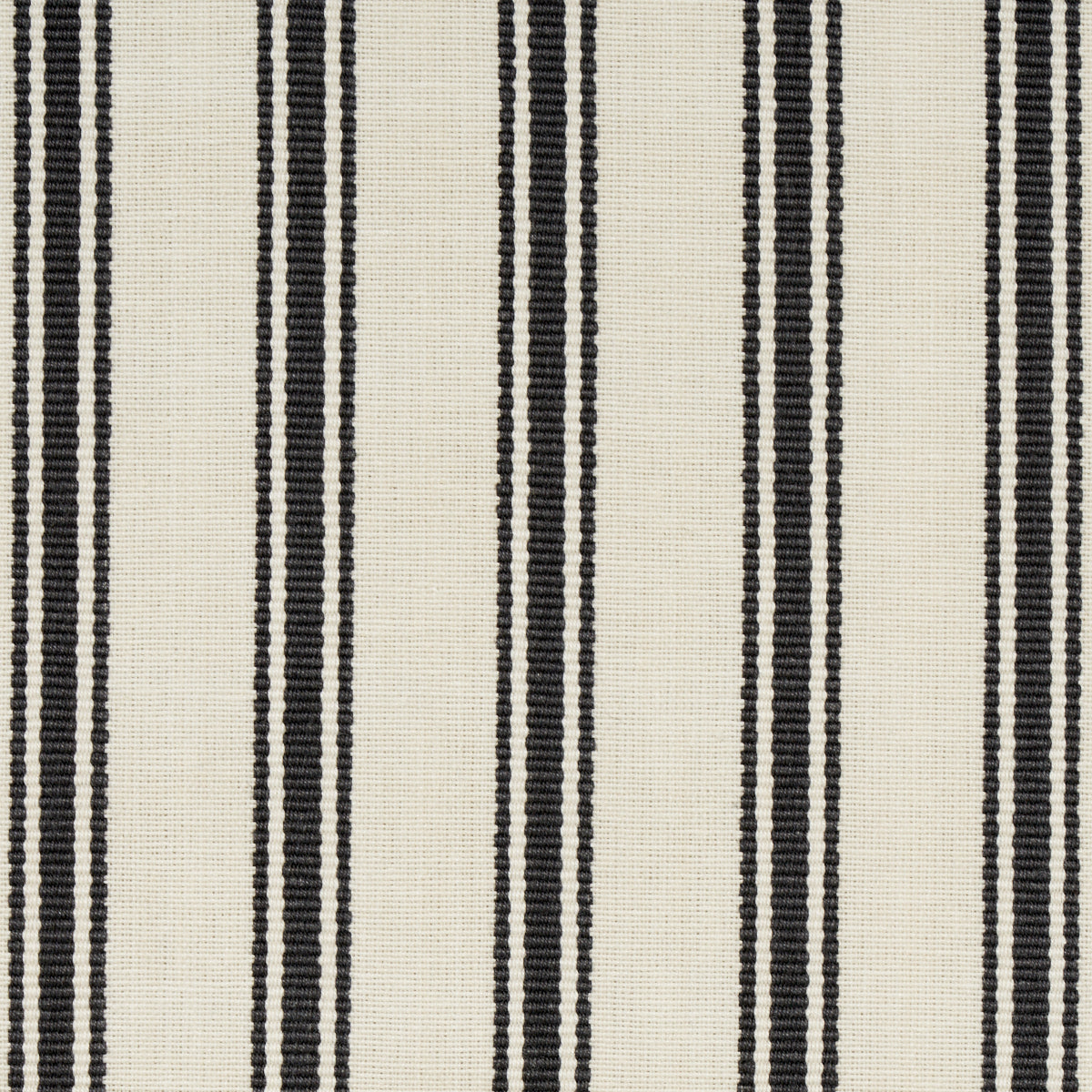 SCHUMACHER  NEW TRADITIONAL: PROVEN??AL MARQUET TICKING STRIPE PATTERN WOVENS PATTERN WOVENS CARBON   - 82201