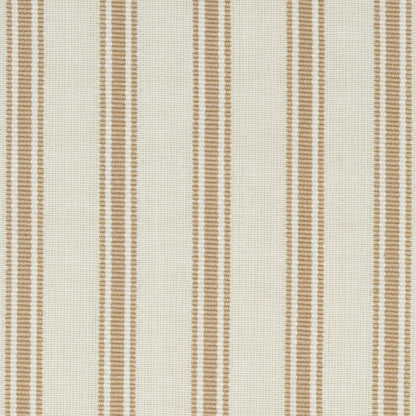 SCHUMACHER FABRIC  NEW TRADITIONAL: PROVEN?????AL MARQUET TICKING STRIPE   SAND   - 82202