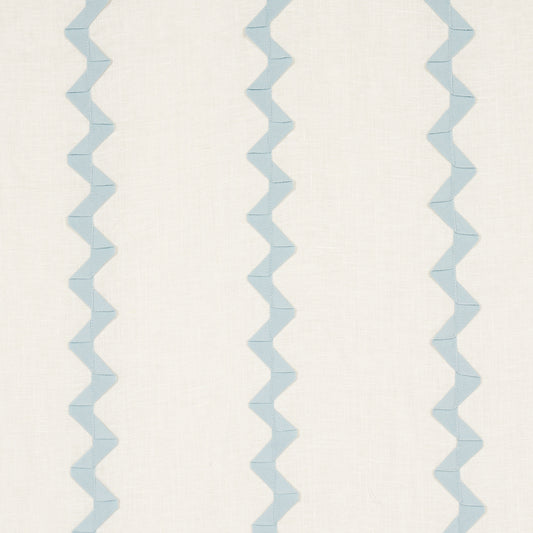 SCHUMACHER  NEW TRADITIONAL: PROVEN??AL LAZARE APPLIQU?? PATTERN WOVENS,EMBROIDERIES PATTERN WOVENS,EMBROIDERIES SKY ON IVORY   - 82221