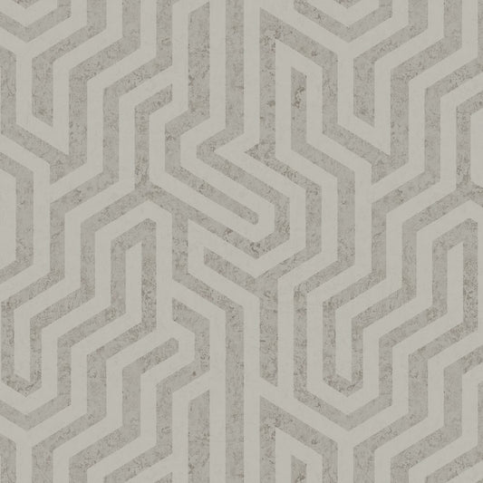 JF Fabrics -Wallpaper 8223 36 Wallpaper Grey, Silver  Non-Woven - 9040936 W9331