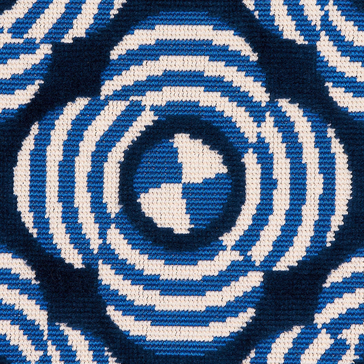 SCHUMACHER  JOHNSON HARTIG LE MODERNE CUT VELVET VELVETS,CUT VELVET VELVETS,CUT VELVET COBALT   - 82260