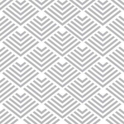 Veer Decor Geometric Chevron Diamond Gray Peel and Stick Wallpaper Abstract Modern Gray  Wallpaper - 8228-AE2